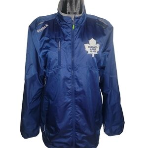 Reebok Center Ice Toronto Maple Leafs Windbreaker Jacket L